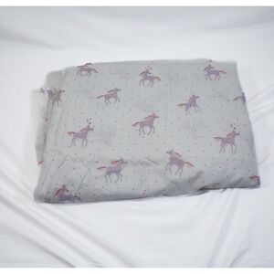 Pottery Barn Kids Sheets Pink Purple Rainbow Unicorn Twin Sheet Set + Pillowcase